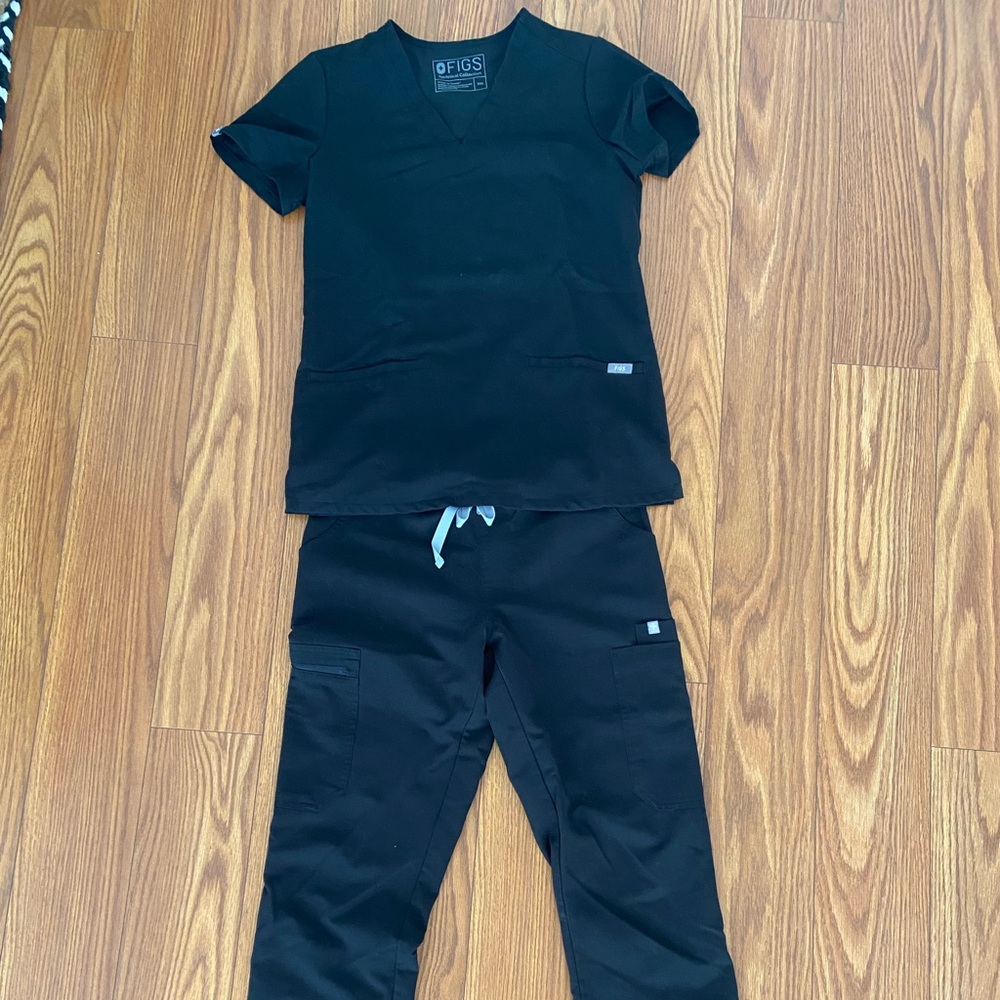 Figs Scrubs XXS/XS Black